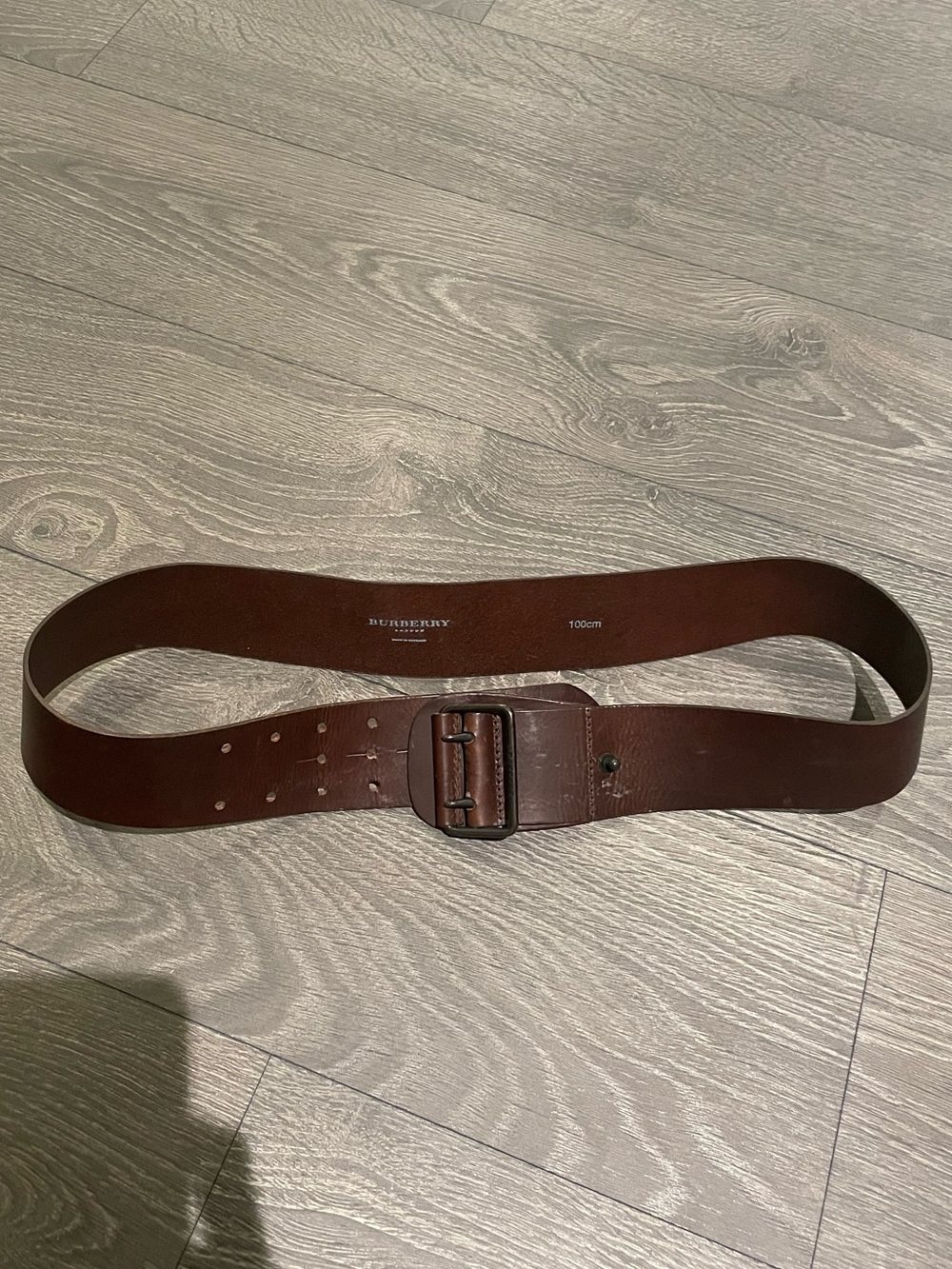 Leather Burberry Belt